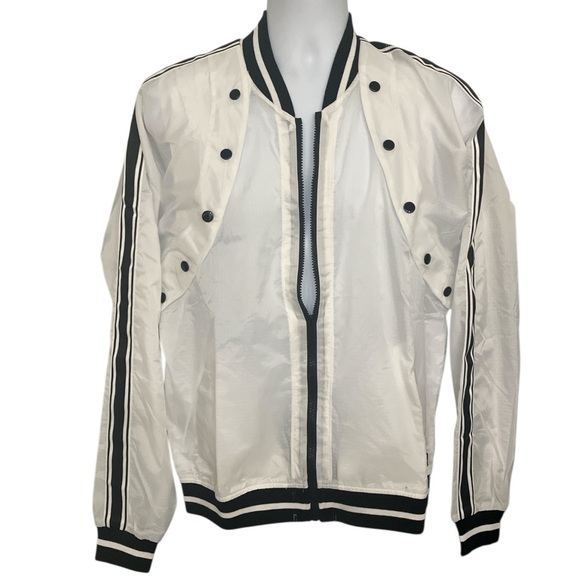 Andrew Christian Y2K Capsule Snap Off Vest/Jacket White - Picture 1 of 16